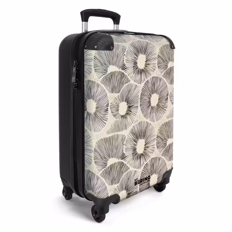 Suitcase - Circles - Pattern - Black — 4