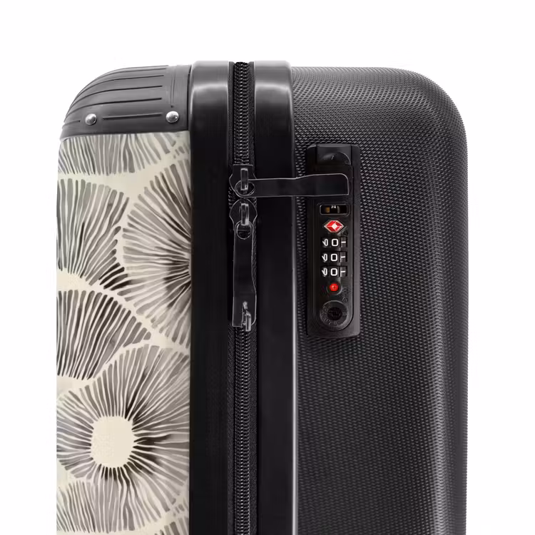 Suitcase - Circles - Pattern - Black — 5