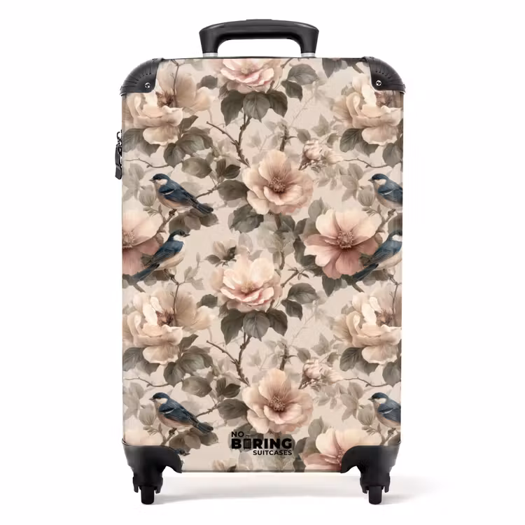 Suitcase - Classic - Birds - Colorful — 1