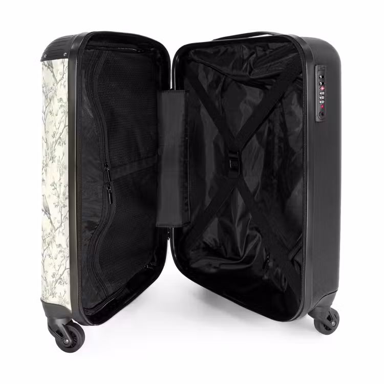Suitcase - Classic - Birds - Green — 3