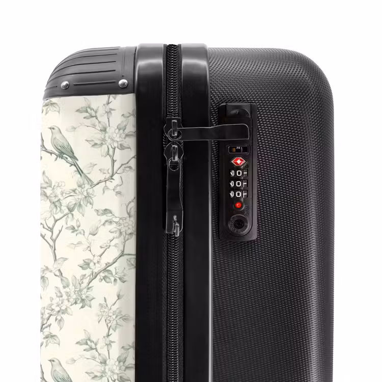 Suitcase - Classic - Birds - Green — 5