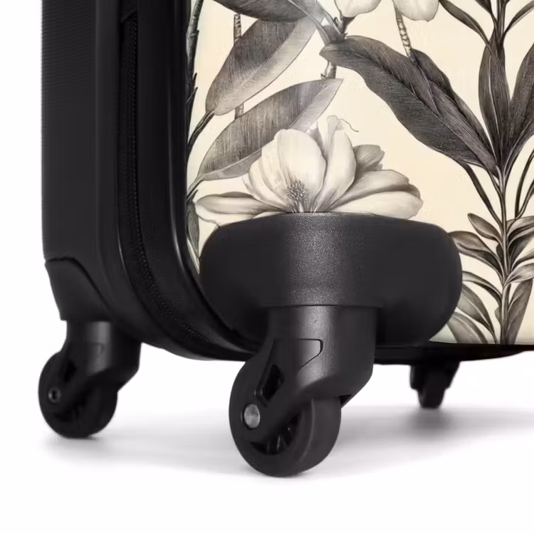 Suitcase - Classic - Botanical - Black - Beige — 6