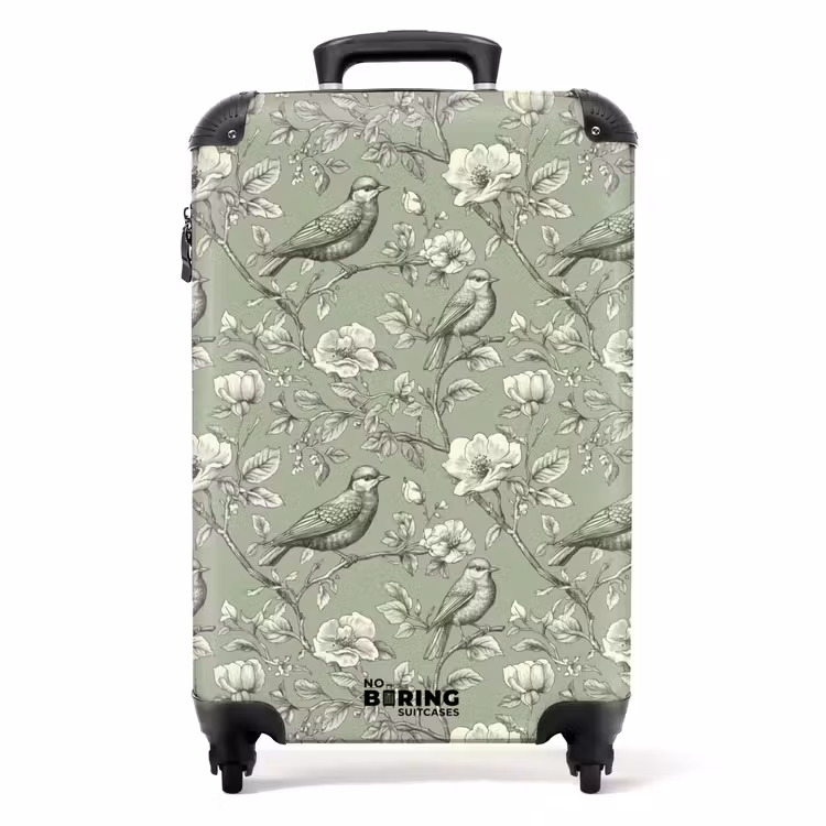 Suitcase - Classic - Botanical - Green — 1