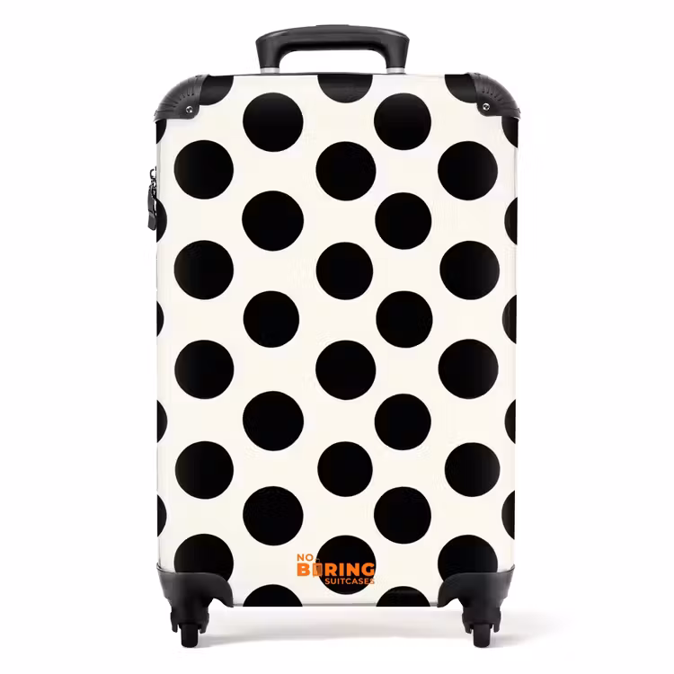 Suitcase - Classic - Dots - Black — 1