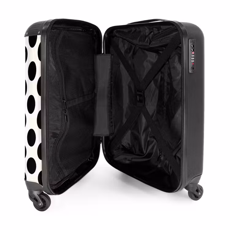 Suitcase - Classic - Dots - Black — 3