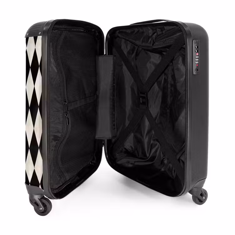 Suitcase - Classic - Pattern - Black — 3