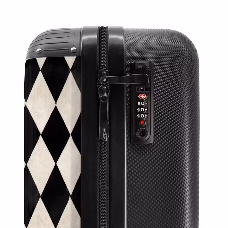 Suitcase - Classic - Pattern - Black — 5