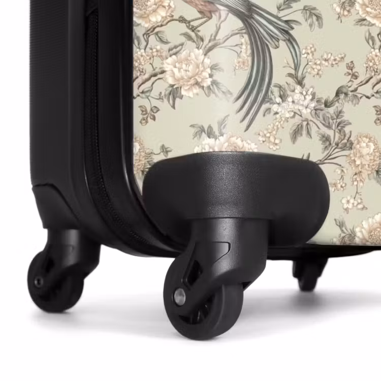 Suitcase - Flower - Bird - Colorful — 6