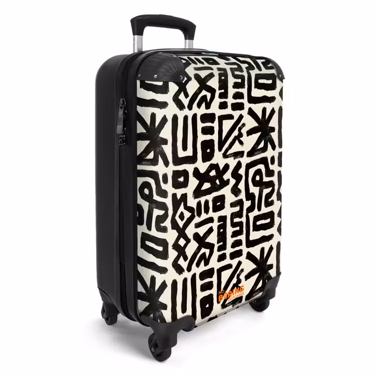 Suitcase - Geometric - Figures - Black — 4