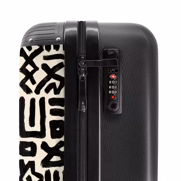Suitcase - Geometric - Figures - Black — 5