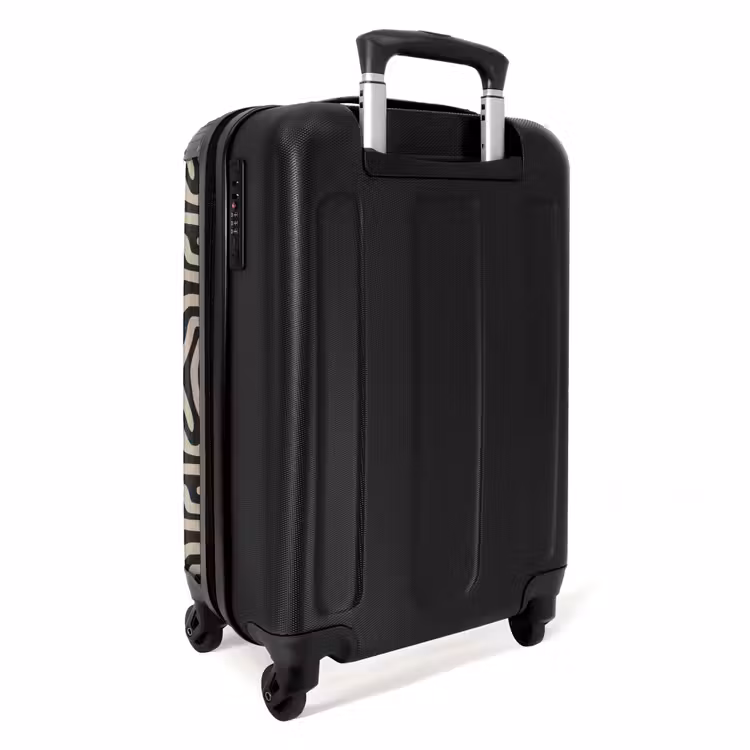 Suitcase - Graphic - Lines - Black — 2