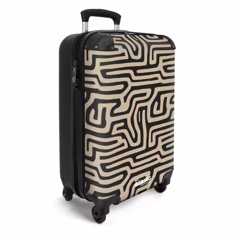 Suitcase - Graphic - Lines - Black — 4