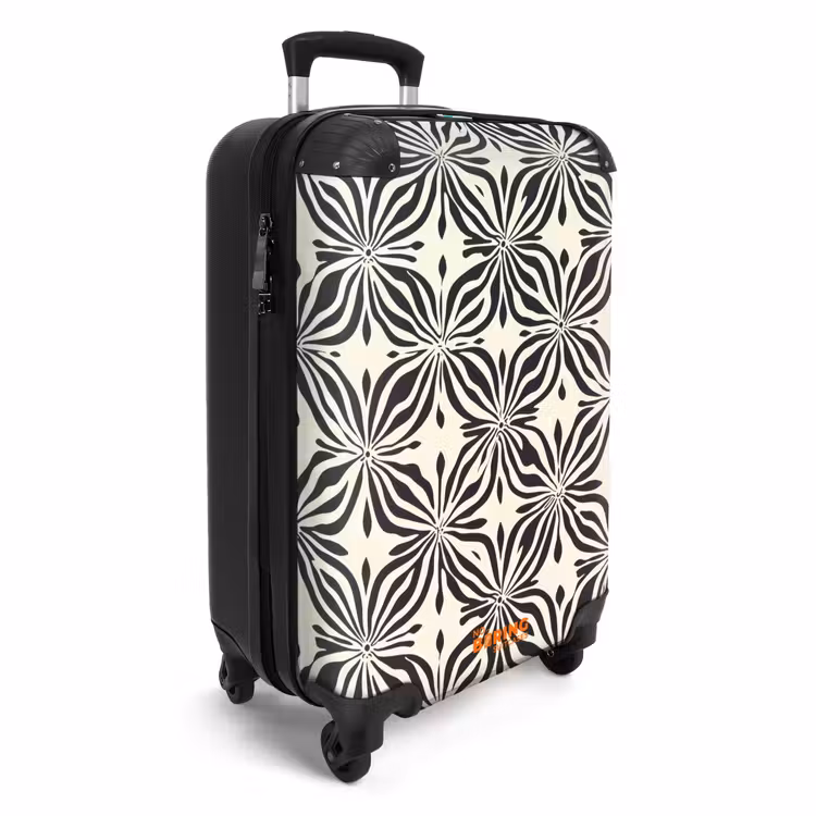 Suitcase - Graphic - Pattern - Black — 4