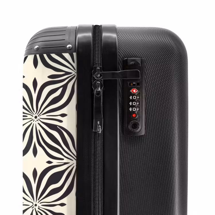 Suitcase - Graphic - Pattern - Black — 5