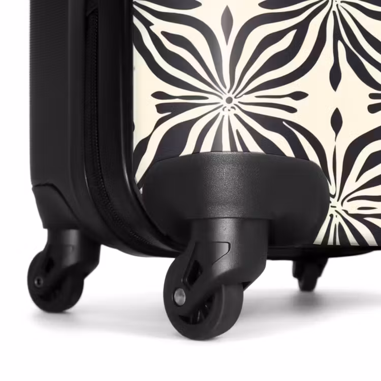 Suitcase - Graphic - Pattern - Black — 6