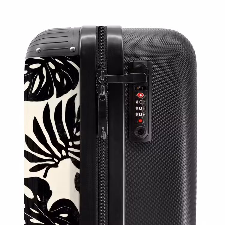 Suitcase - Modern - Monstera - Black — 5