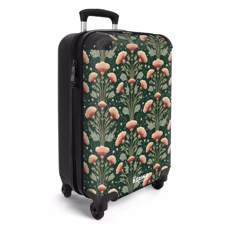 Suitcase - Pattern - Botanical - Colorful — 4