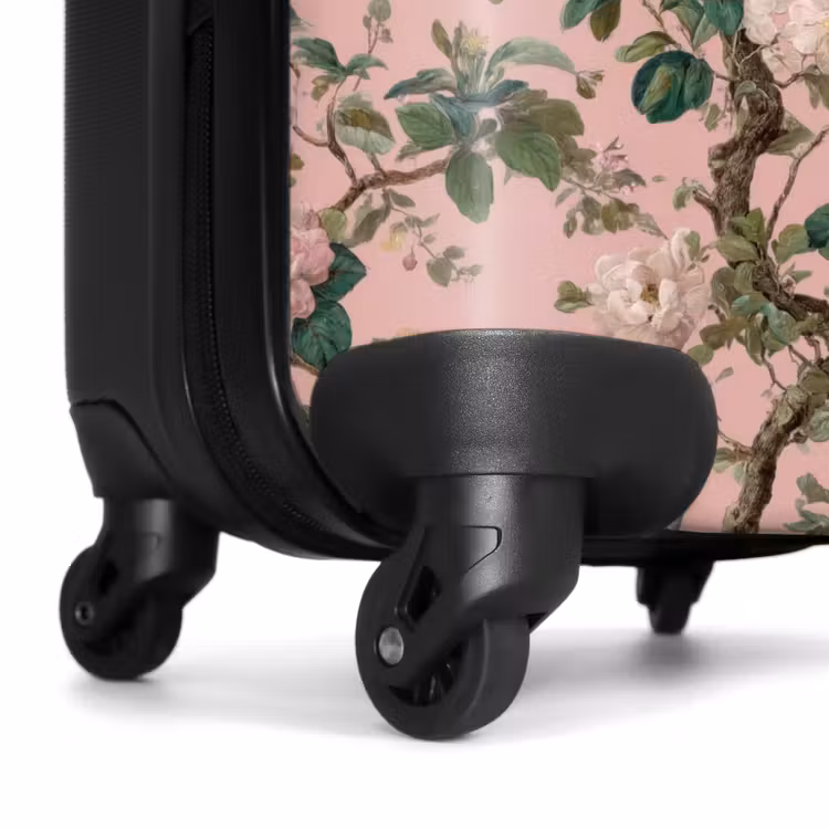 Suitcase - Peonies - Botanical - Bird — 6