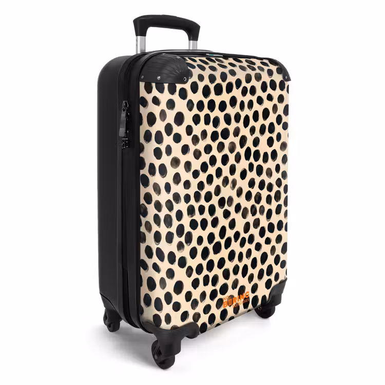 Suitcase - Polka dots - Pattern - Black — 4