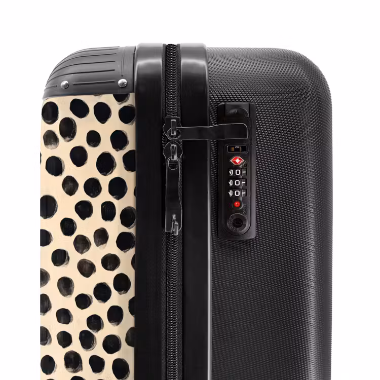 Suitcase - Polka dots - Pattern - Black — 5
