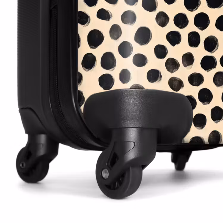 Suitcase - Polka dots - Pattern - Black — 6