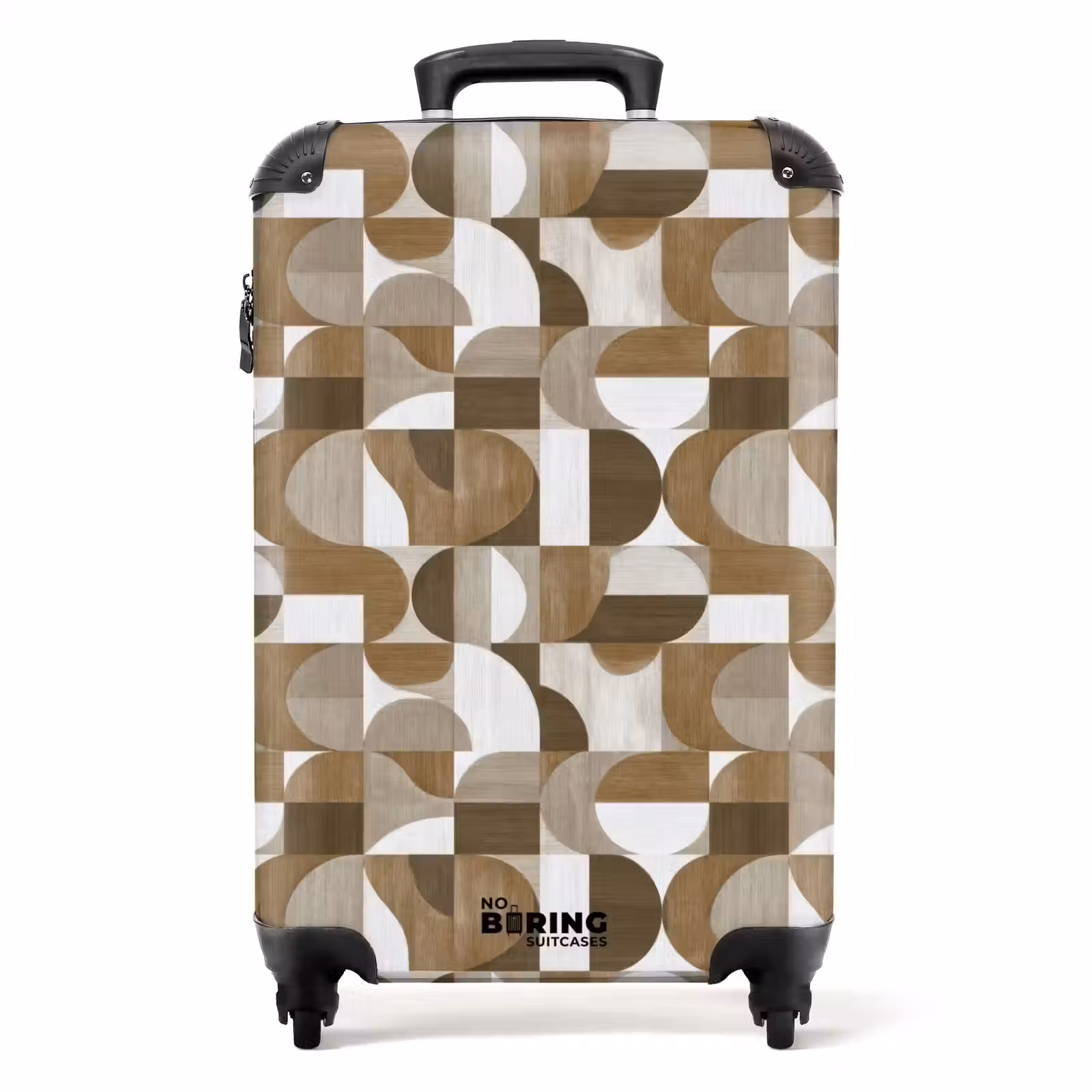 Suitcase - Abstract - Retro - Brown — 1