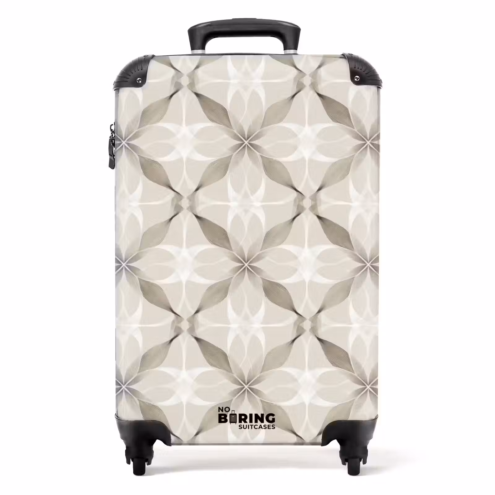 Suitcase - Graphic - Pattern - Gray — 1