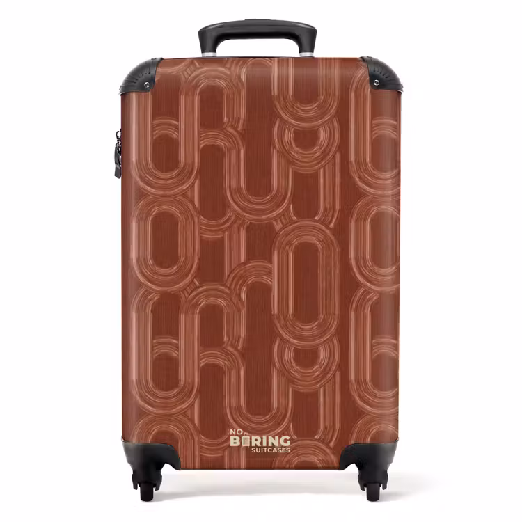 Suitcase - Abstract - Texture - Brown — 1