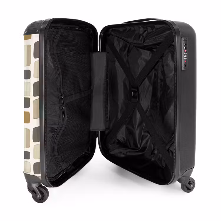 Suitcase - Blocks - Vintage - Gray — 3
