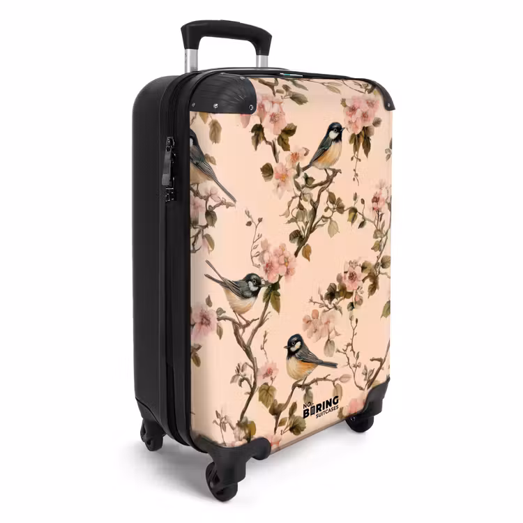 Suitcase - Blossom - Great Tit - Pink — 4