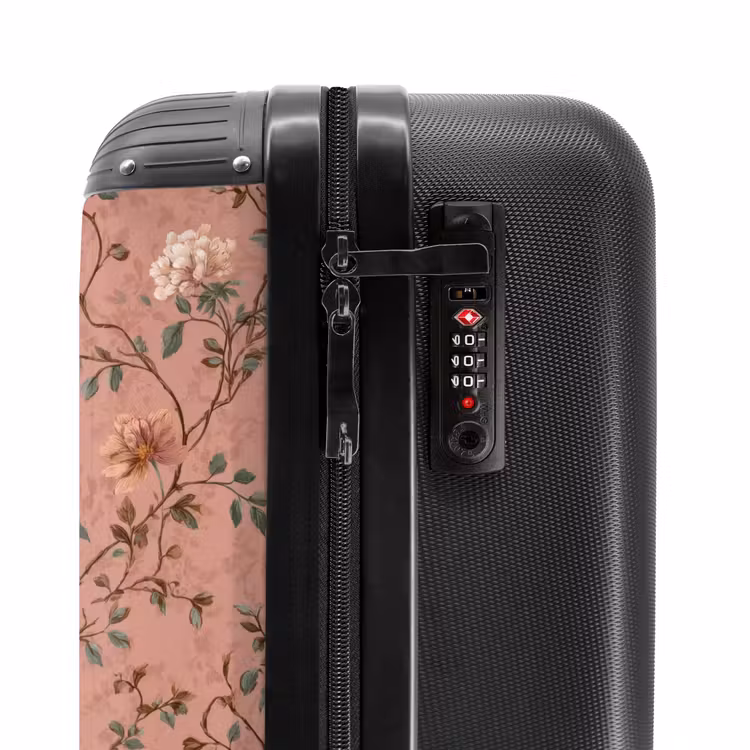 Suitcase - Botanical - Flowers - Pink — 5