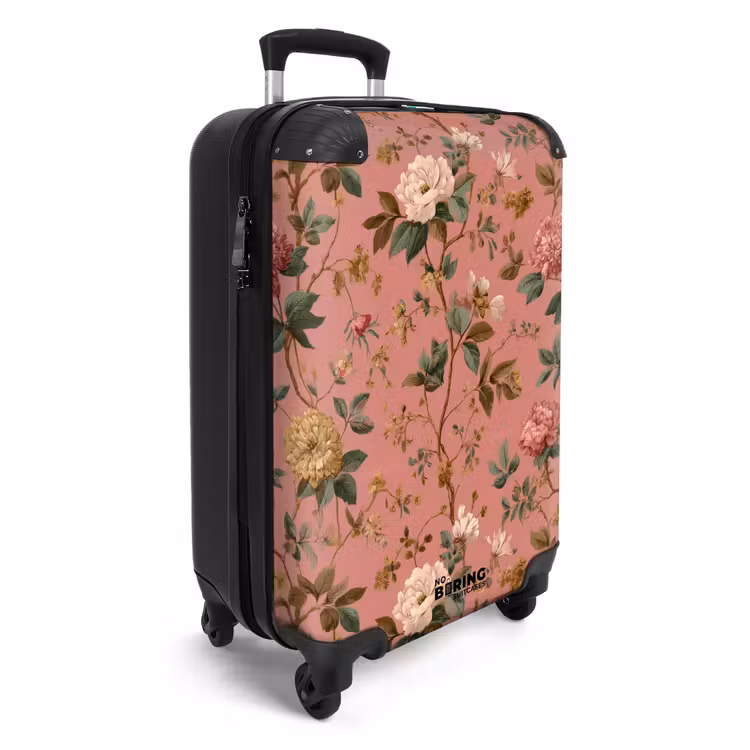 Suitcase - Classic - Botanical - Pink — 4