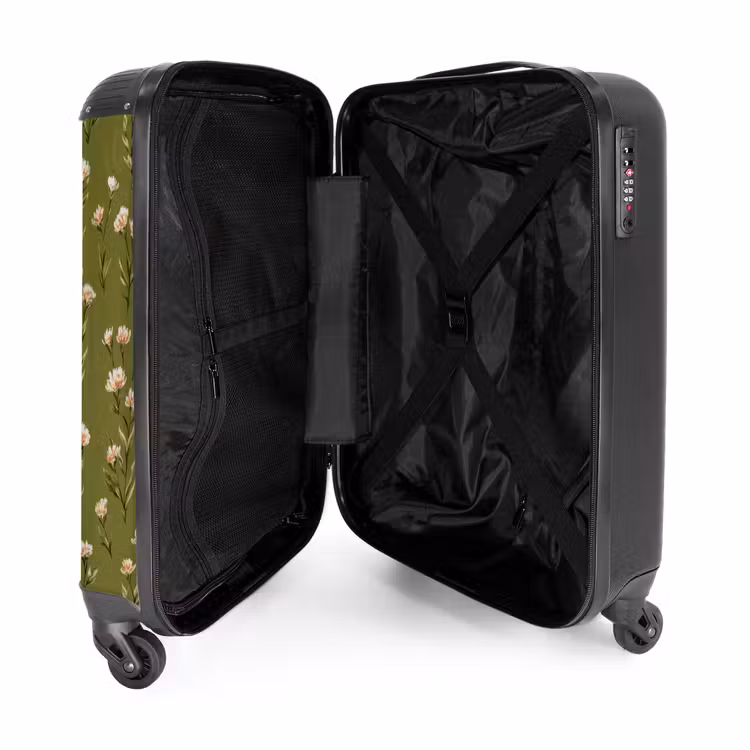 Suitcase - Country - Floral - Green — 3