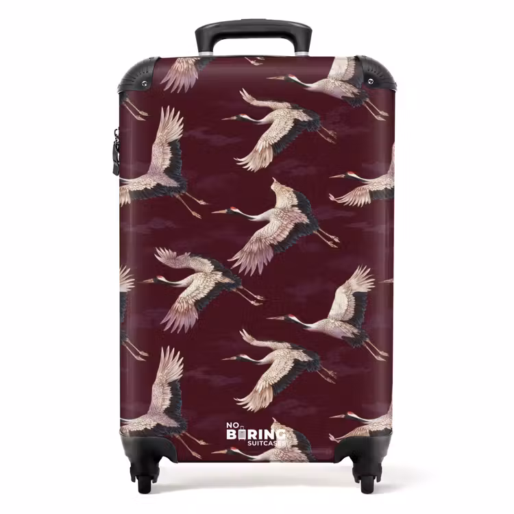 Suitcase - Crane - Classic - Bordeaux — 1
