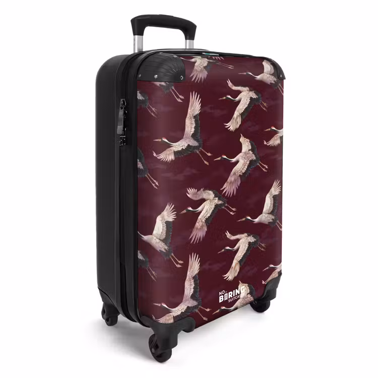 Suitcase - Crane - Classic - Bordeaux — 4