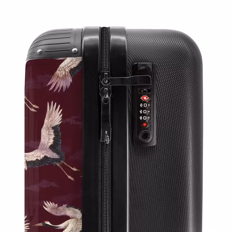 Suitcase - Crane - Classic - Bordeaux — 5