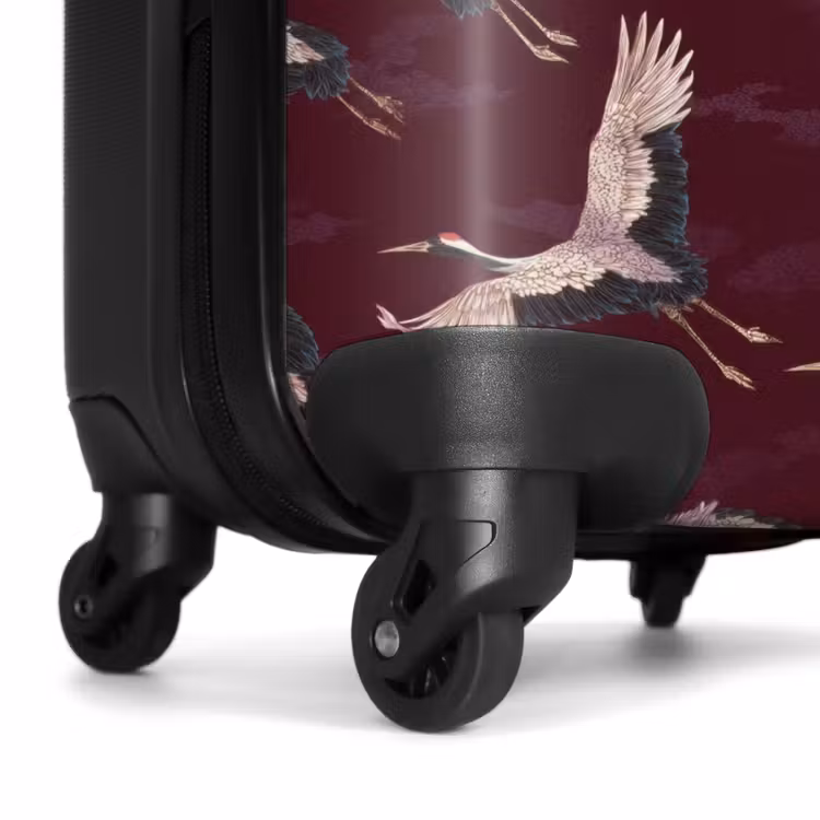 Suitcase - Crane - Classic - Bordeaux — 6