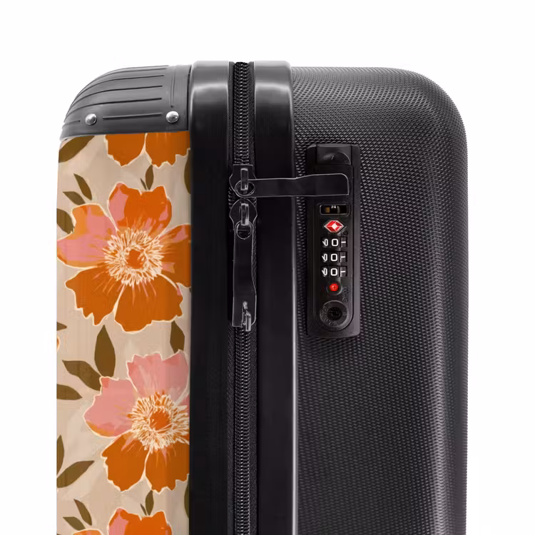 Suitcase - Flowers - Motif - Retro — 5