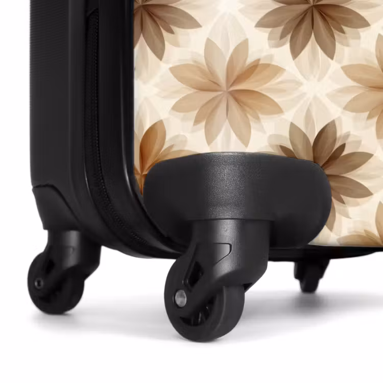 Suitcase - Geographic - Pattern - Brown — 6