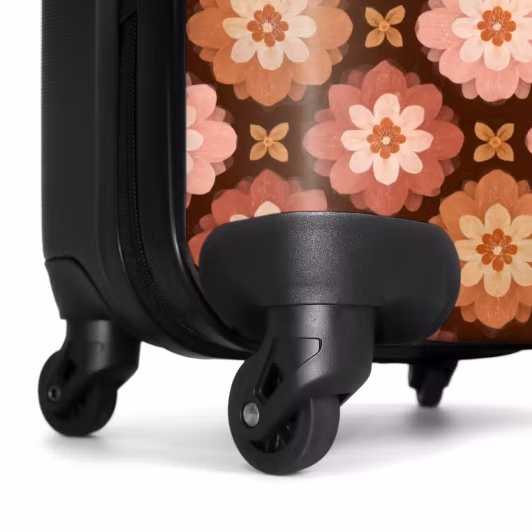 Suitcase - Geometric - Floral - Colorful — 6