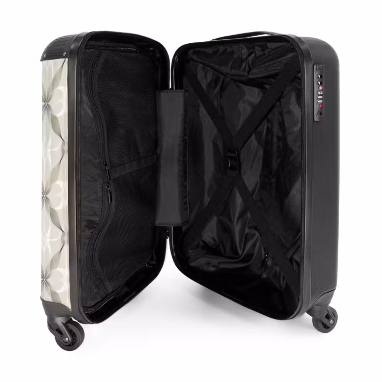 Suitcase - Graphic - Pattern - Gray — 3
