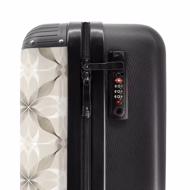 Suitcase - Graphic - Pattern - Gray — 5