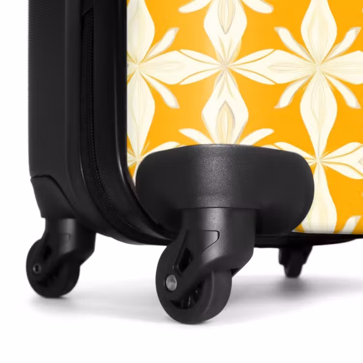 Suitcase - Pattern - Retro - Yellow — 6