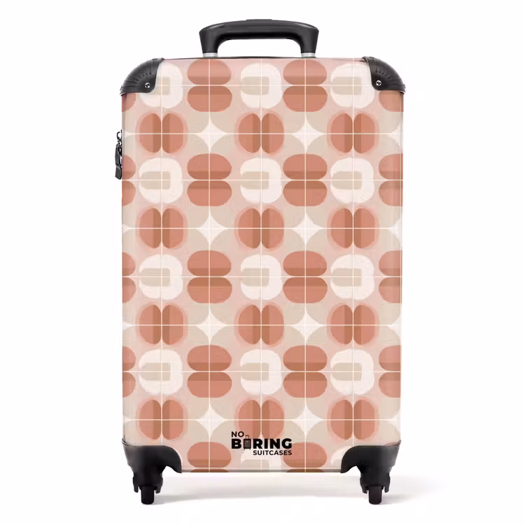 Suitcase - Retro - Classic - Pink — 1