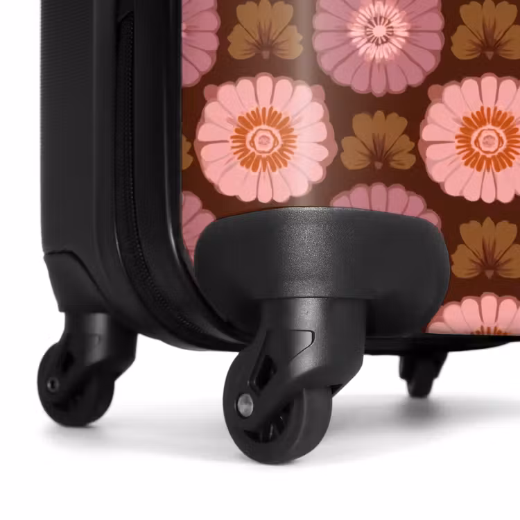 Suitcase - Retro - Daisy - Pink — 6