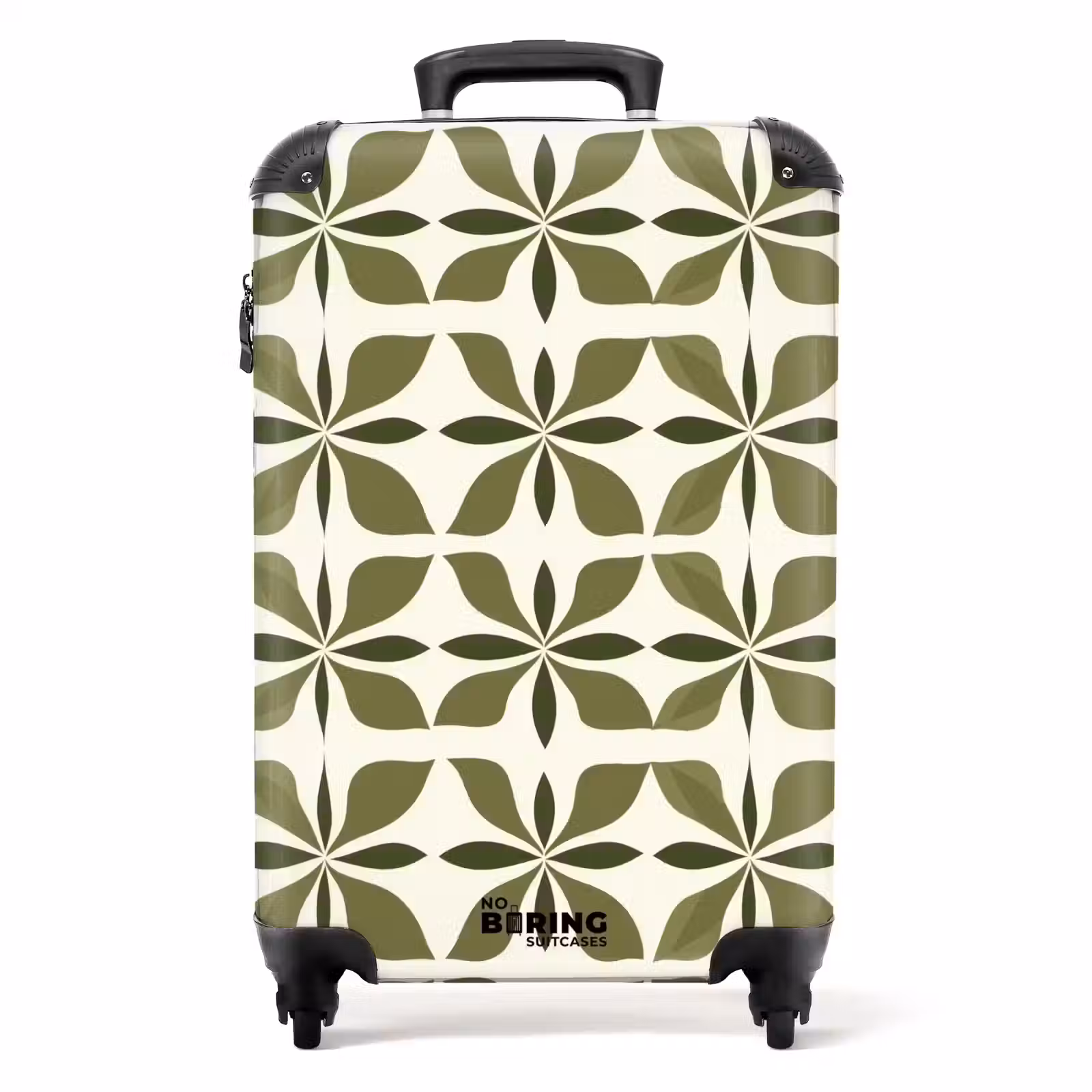 Suitcase - Botanical - Retro - Green — 1