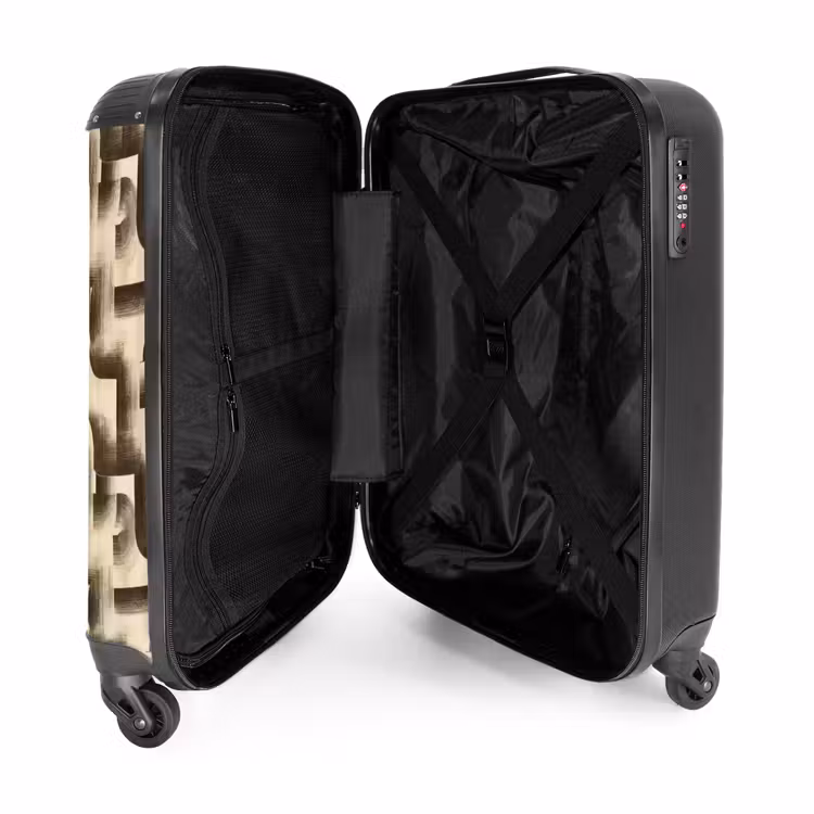 Suitcase - Abstract - Retro - Black — 3