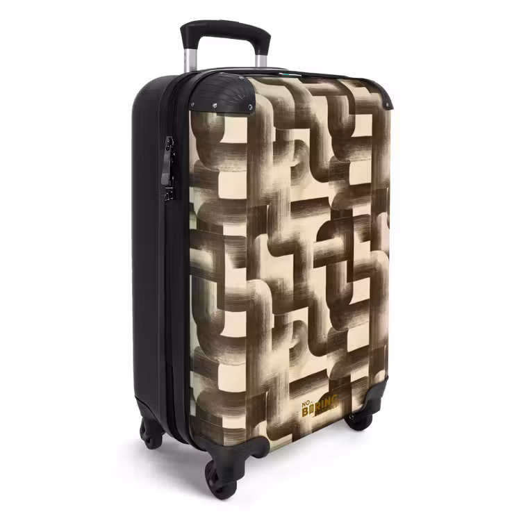Suitcase - Abstract - Retro - Black — 4