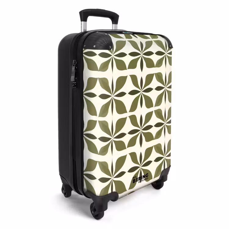 Suitcase - Botanical - Retro - Green — 4