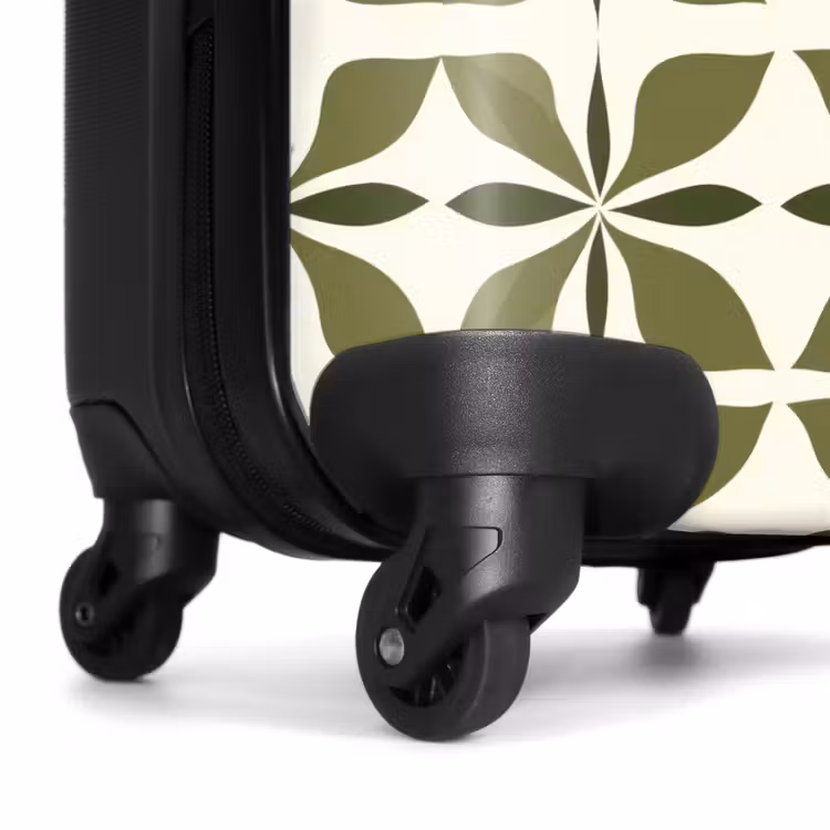 Suitcase - Botanical - Retro - Green — 6